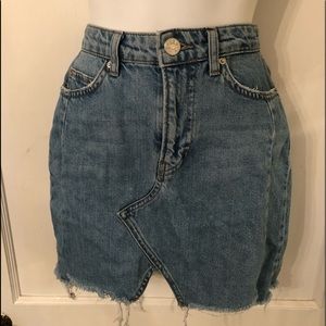 BDG denim mini skirt